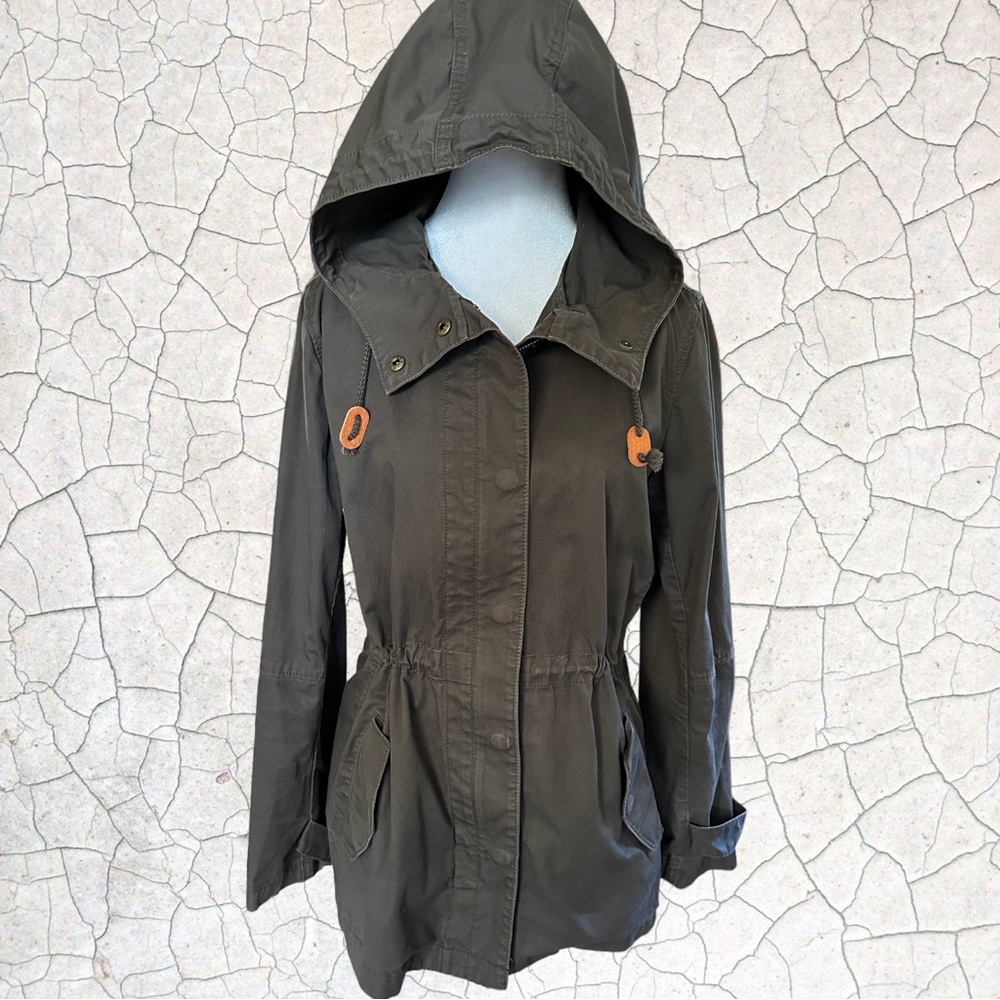 Banana Republic Olive Colored Light Jacket Size Medium - Picture 3 of 10